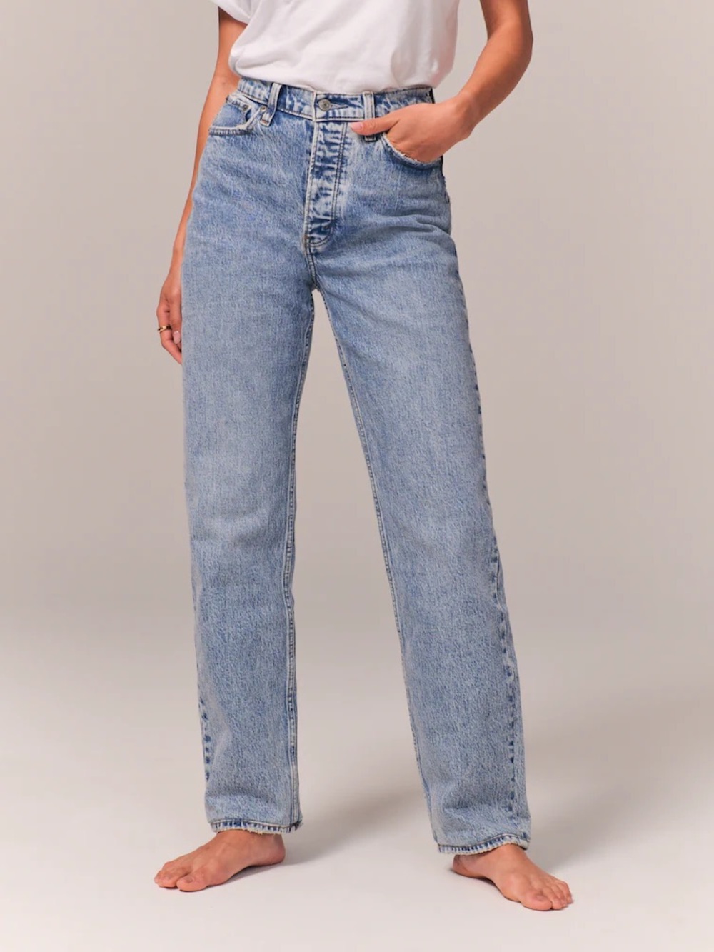 Abercrombie & Fitch High Rise 90s Relaxed Dad Jeans